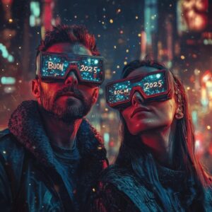 Illustrazione per L’uomo e il nuovo anno di Sauro Tronconi